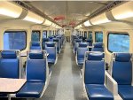 interior photos of Tri-Rail Bombardier Bilevel Coach/bike car